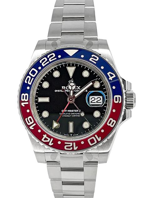 peso rolex gmt master ii ref 126710blro|rolex oyster steel gmt.